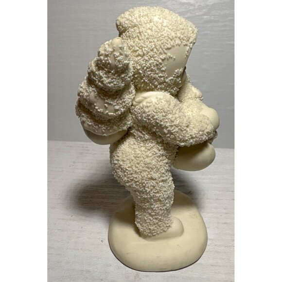Dept 56 Snowbabies Figurine We'll Plant The Starry Pine Baby Angel Christmas - Picture 2 of 7